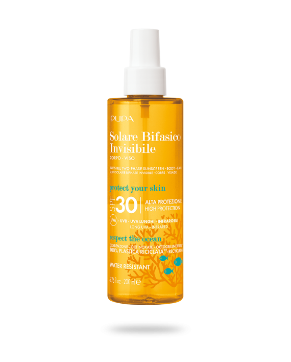solare bifasico invisibile spf30 200ml